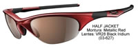 Oakley Half Jacket Metallic Red/VR28 Black Iridium (03-627)